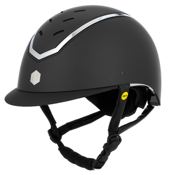 Reithelm MIPS Kylo Matte Schwarz/Silber in der Gruppe Reitausrüstung / Reithelme / MIPS-Reithelme bei Equinest (0209020222BASI_r)