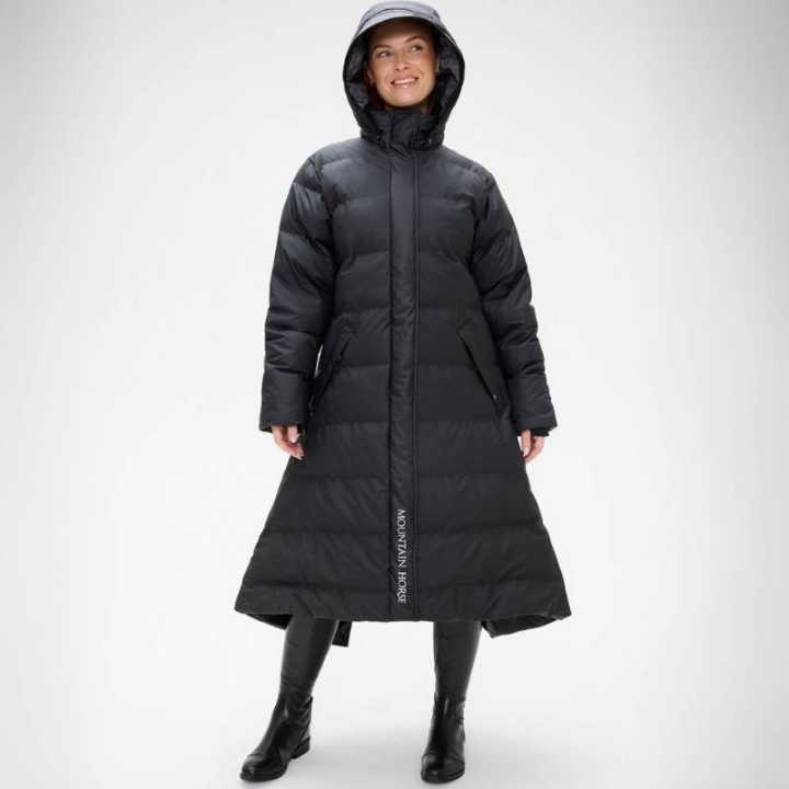 Reitmantel Blizz Padded Raincoat Schwarz in der Gruppe Reitbekleidung / Jacken / Reitmäntel bei Equinest (03463990003BA_r)