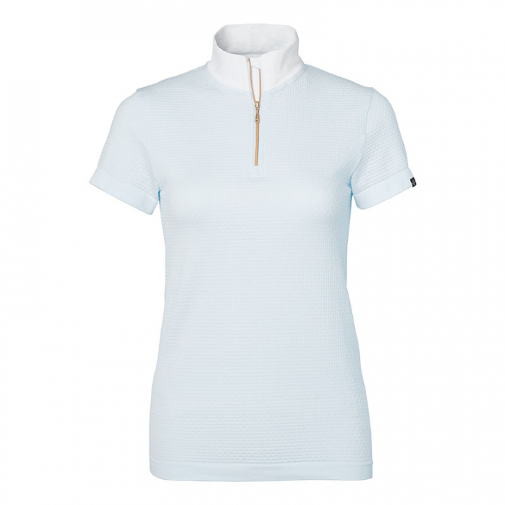 Turniershirt Honey Blau in der Gruppe Reitbekleidung / Langarm- & Kurzarm-Shirts / Turniershirts bei Equinest (04509Bl_r)