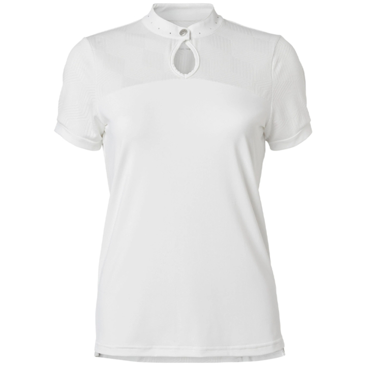 Turniershirt Jewel Tech Top Weiß in der Gruppe Reitbekleidung / Langarm- & Kurzarm-Shirts / Turniershirts bei Equinest (04554020WH_r)
