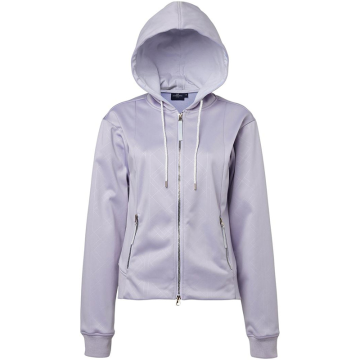 Hoodie Starla Zip Lila in der Gruppe Reitbekleidung / Pullover & Fleecejacken bei Equinest (04582078PU_r)