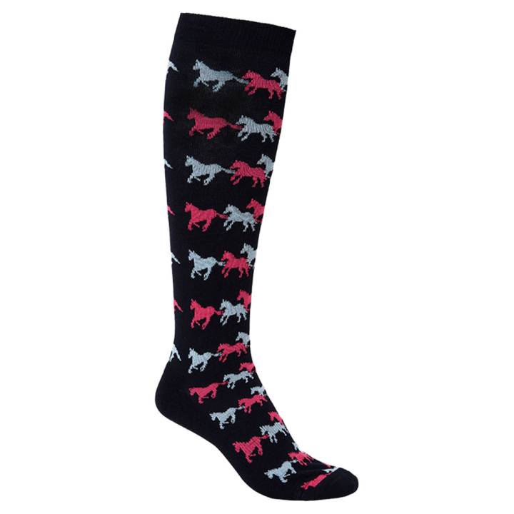 Kinderreitstrumpfhosen Running Horse Marineblau in der Gruppe Reitbekleidung / Reitsocken bei Equinest (06096Ma_r)