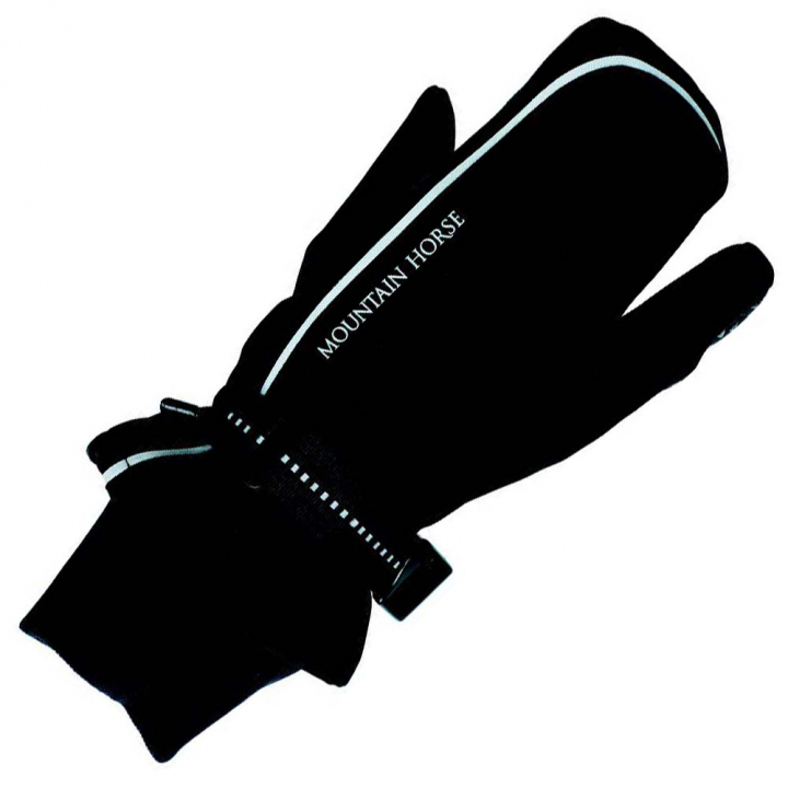 Winterhandschuhe 3-Finger Triplex Schwarz in der Gruppe Reitbekleidung / Reithandschuhe bei Equinest (07043Sv_r)