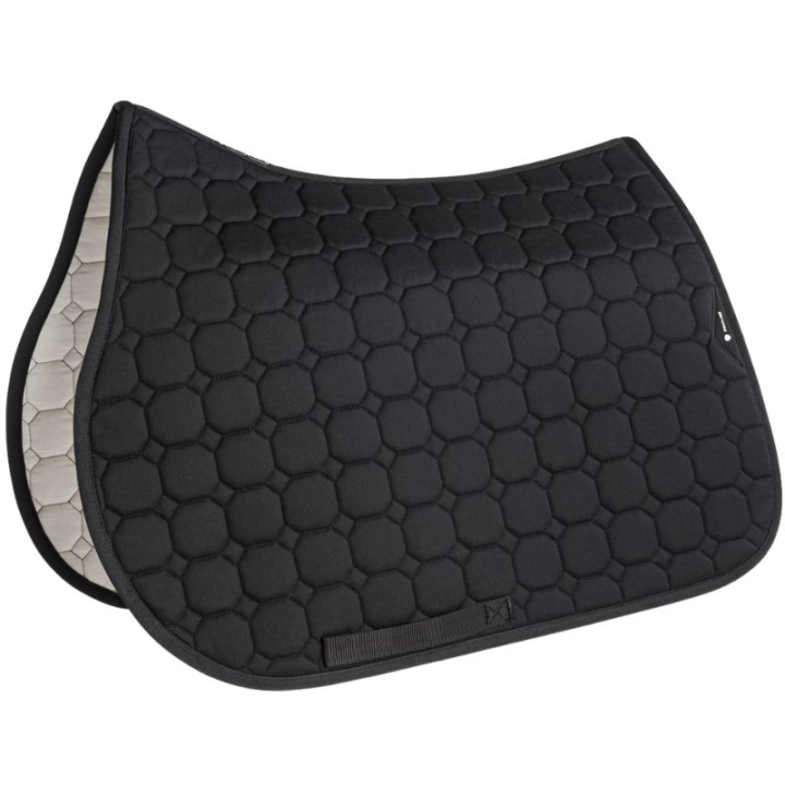 Springschabracke Octagon Schwarz in der Gruppe Pferdezubehör & Pferdebedarf / Schabracken / Springschabracken & Vielseitigkeitsschabracken bei Equinest (072001011Sv_r)