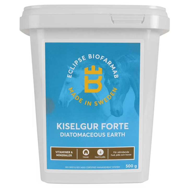 Kieselgur Forte 0,5 kg in der Gruppe Zusatzfutter & Ergänzungsfuttermittel / Zusatzfutter für Pferde / Haut & Pelz bei Equinest (0798)