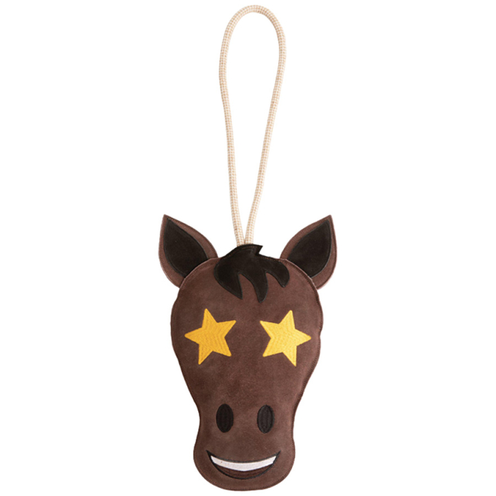Pferdespielzeug Equimojis The Superstar Dunkelbraun in der Gruppe Stall & Weide / Pferdespielzeug bei Equinest (100211BR)