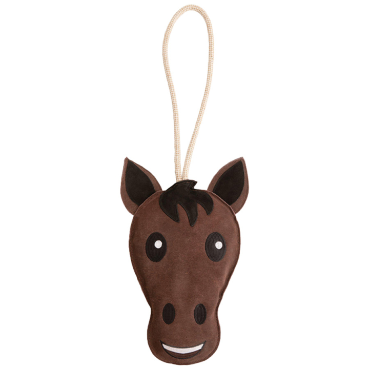 Pferdespielzeug Equimojis The Happy One Dunkelbraun in der Gruppe Stall & Weide / Pferdespielzeug bei Equinest (100214BR)