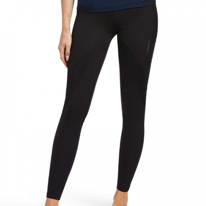 Reitleggins Ascent Kniebesatz Schwarz in der Gruppe Reitbekleidung / Reithosen / Reitleggings bei Equinest (10039869Sv_r)