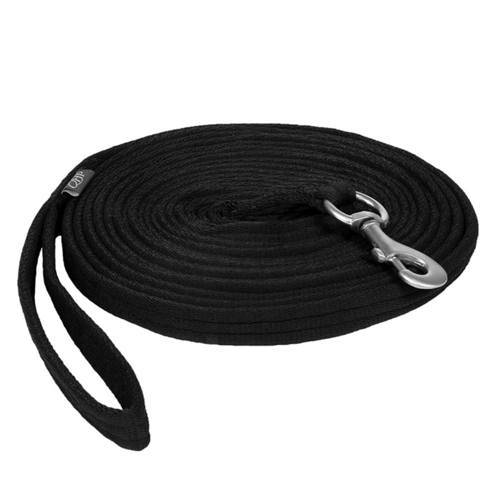 Longierleine In Bag 8m Schwarz in der Gruppe Pferdezubehör & Pferdebedarf / Longieren & Bodenarbeit bei Equinest (1019ZW0BA)