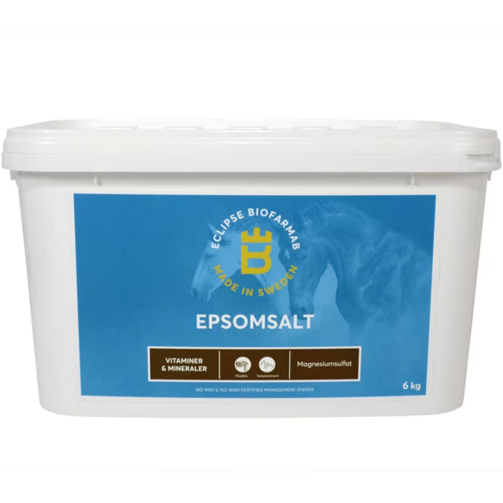 Epsomsalt MgSo4 6kg in der Gruppe Zusatzfutter & Ergänzungsfuttermittel / Zusatzfutter für Pferde / Vitamine & Mineralstoffe bei Equinest (10869NE)