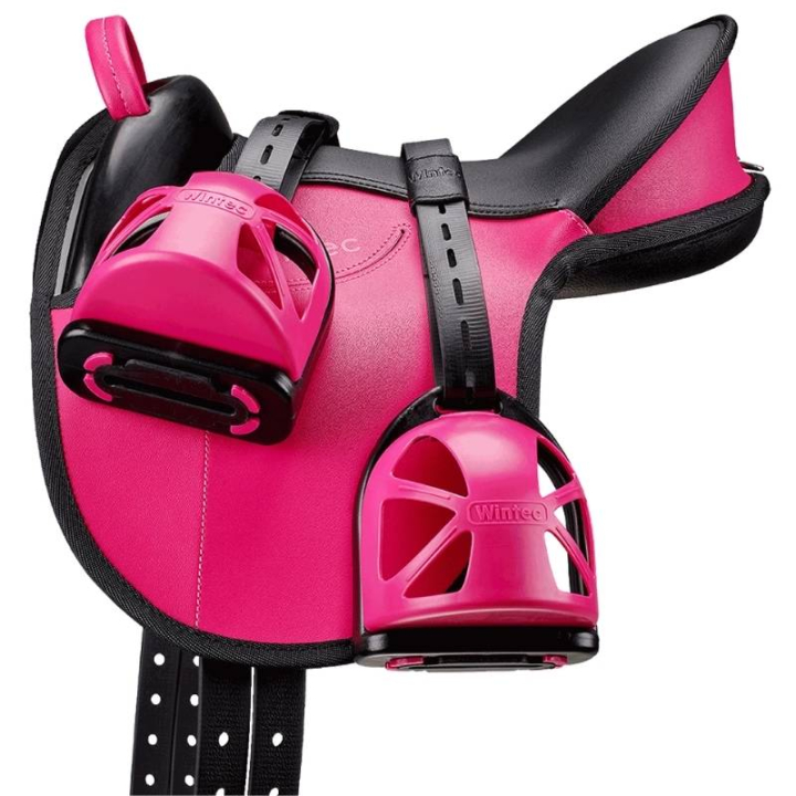 Ponysattel Kids Riding Pad Set Rosa in der Gruppe Pferdezubehör & Pferdebedarf / Sättel & Barbackapads bei Equinest (1092231PI-PO)