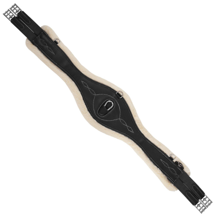 Sattelgurt Anatomisk Smart Synthetic Schwarz in der Gruppe Pferdezubehör & Pferdebedarf / Sattelgurte / Allroundgurte & Langgurte bei Equinest (113211BA_r)