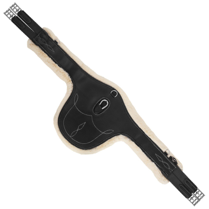 Anatomische Bauchplatte Smart Synthetic Schwarz in der Gruppe Pferdezubehör & Pferdebedarf / Sattelgurte / Stollengurte bei Equinest (113411BA_r)