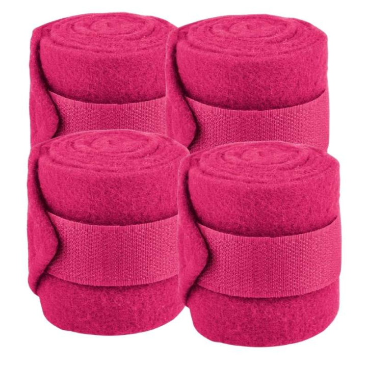 Bandagen Shetty Fleece 4-pack Rosa in der Gruppe Pferdezubehör & Pferdebedarf / Beinschutz & Hufschutz  / Bandagen bei Equinest (128638PI)