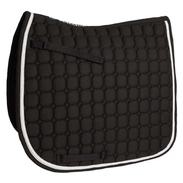 Dressurschabracke Octagon Quilt Schwarz in der Gruppe Pferdezubehör & Pferdebedarf / Schabracken / Dressurschabracken bei Equinest (132014BA_r)