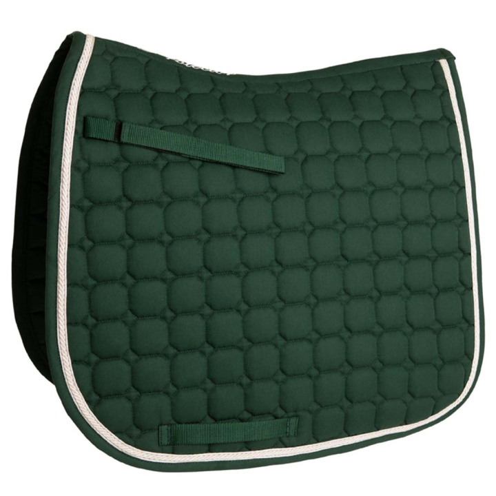 Dressurschabracke Octagon Quilt Dunkelgrün in der Gruppe Pferdezubehör & Pferdebedarf / Schabracken / Dressurschabracken bei Equinest (132034DGN_r)
