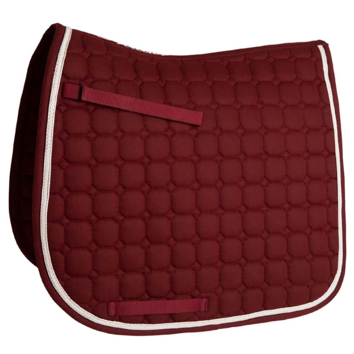 Dressurschabracke Octagon Quilt Bordeaux in der Gruppe Pferdezubehör & Pferdebedarf / Schabracken / Dressurschabracken bei Equinest (132044WN_r)