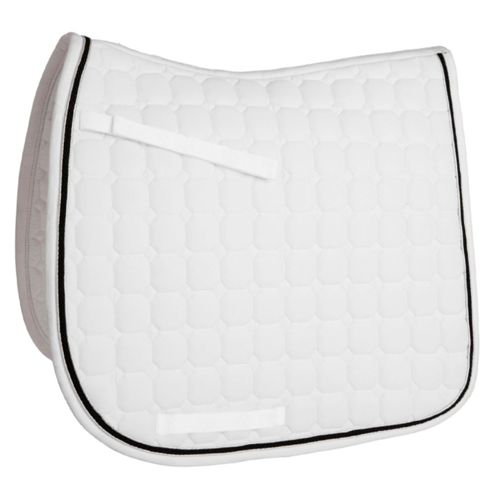 Dressurschabracke Octagon Quilt Weiß in der Gruppe Pferdezubehör & Pferdebedarf / Schabracken / Dressurschabracken bei Equinest (132074WH_r)