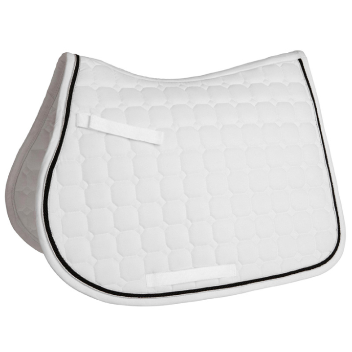 Zadeldekje Octagon Quilt Weiß in der Gruppe Pferdezubehör & Pferdebedarf / Schabracken / Springschabracken & Vielseitigkeitsschabracken bei Equinest (132274WH_r)