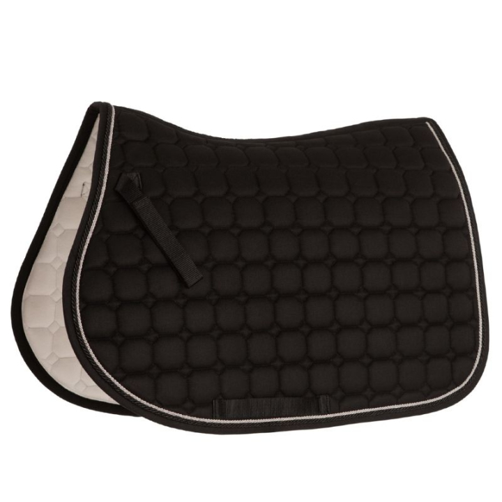 Schabracke Zari Shine Schwarz/Grau in der Gruppe Pferdezubehör & Pferdebedarf / Schabracken / Springschabracken & Vielseitigkeitsschabracken bei Equinest (133224BAGR_r)