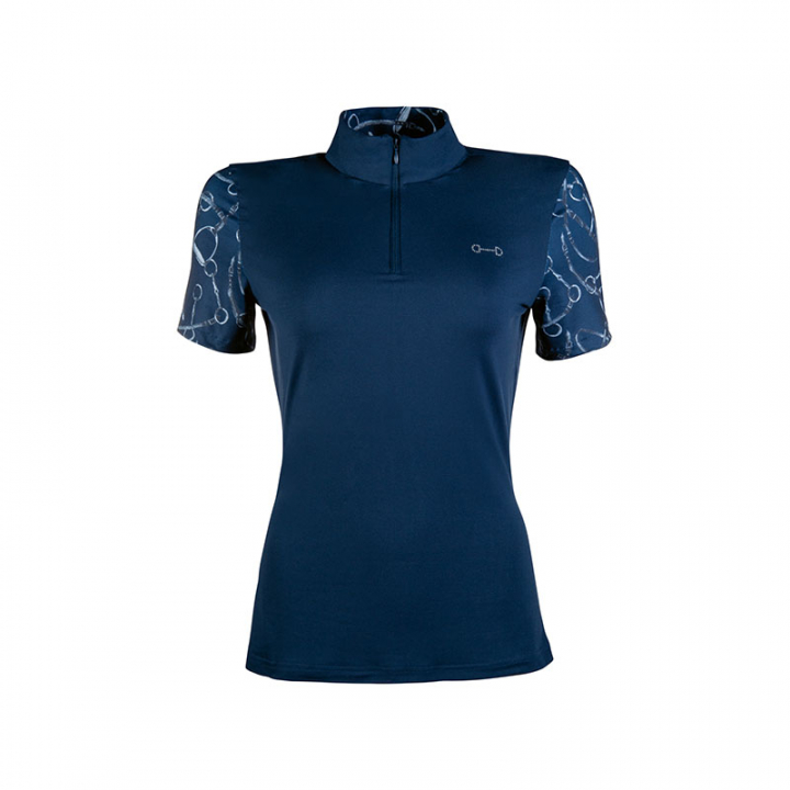 T-Shirt Monaco Style Marineblau in der Gruppe Reitbekleidung / Langarm- & Kurzarm-Shirts / T-Shirts bei Equinest (13524Ma_r)