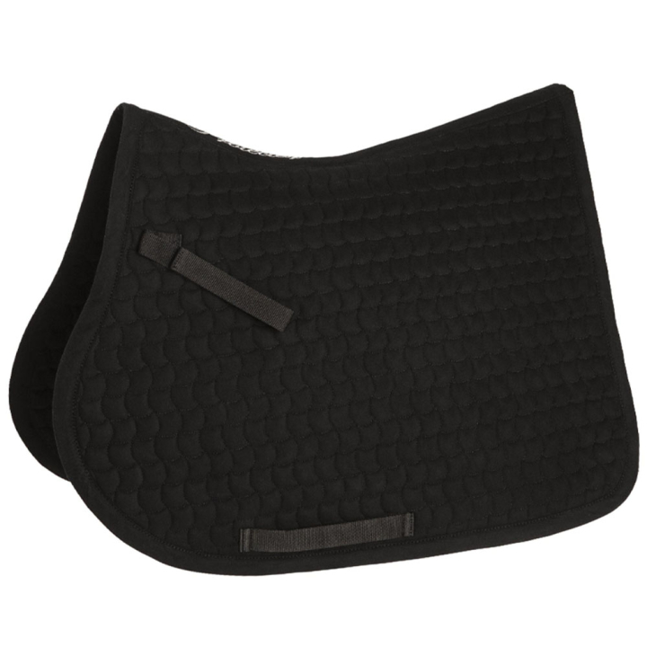 Zadeldekje Comfort Schwarz in der Gruppe Pferdezubehör & Pferdebedarf / Schabracken / Springschabracken & Vielseitigkeitsschabracken bei Equinest (137614BA_r)