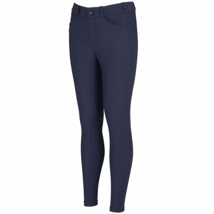 Reithosen Kinder/Junior New Brooklyn SD Knee Grip Marineblau in der Gruppe Reitbekleidung / Reithosen & Reitleggings / Reitleggings bei Equinest (14980349NA_r)