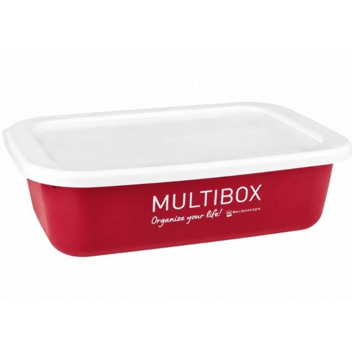 Multibox mit Deckel 3L Rot in der Gruppe Stall & Weide / Stallzubehör / Eimer bei Equinest (1500987RE)