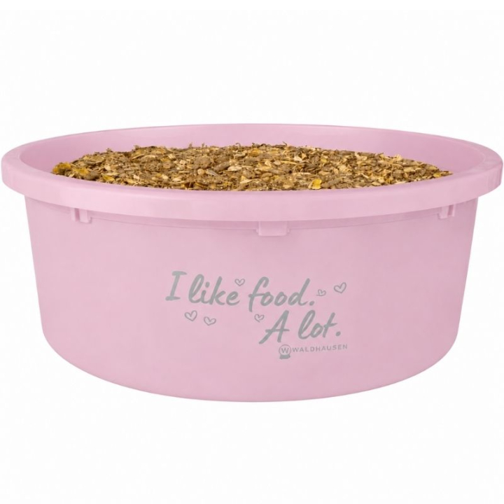 Futterschüssel mit Deckel XL 8L Rosa  in der Gruppe Stall & Weide / Stallzubehör / Füttern & Tränken bei Equinest (1502732PI-8)