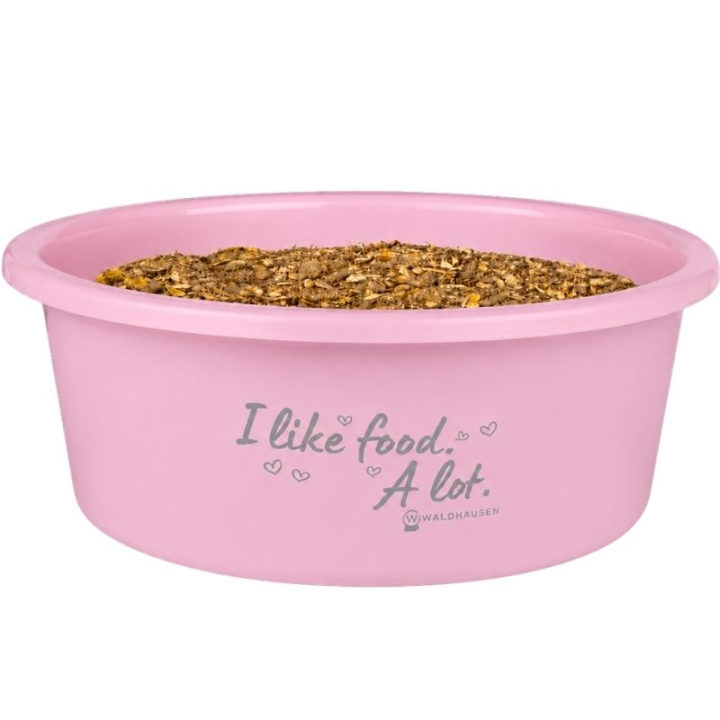 Futterschüssel mit Deckel XL 8L Rosa in der Gruppe Stall & Weide / Stallzubehör / Füttern & Tränken bei Equinest (1502732PI-8)