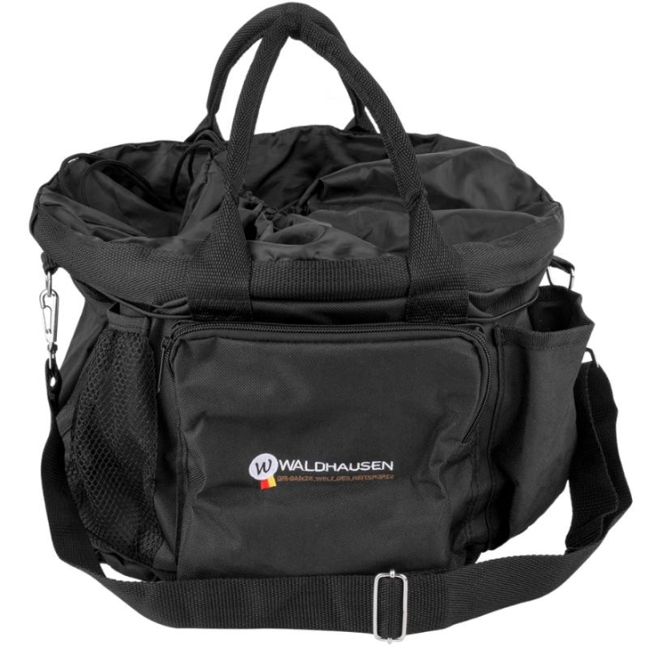 Putz­tasche Embroided Schwarz in der Gruppe Pflegeprodukte / Putzboxen und Putztaschen bei Equinest (154900BA)
