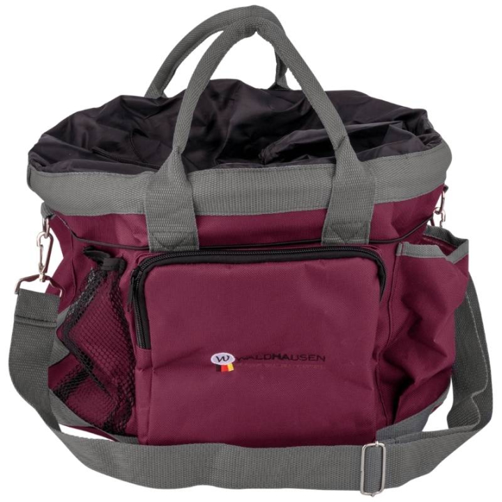 Putz­tasche Embroided Bordeaux in der Gruppe Pflegeprodukte / Putzboxen und Putztaschen bei Equinest (154947WN)