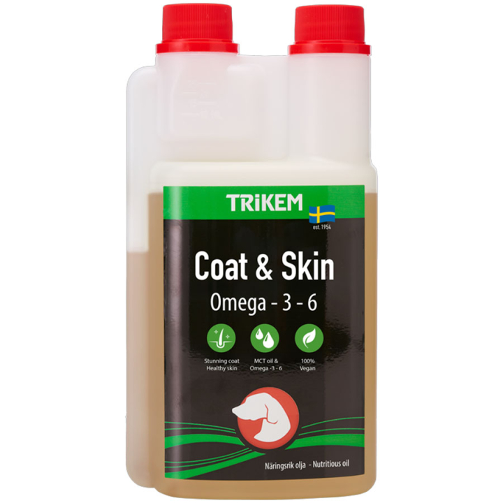 Coat & Skin 500ml in der Gruppe Zusatzfutter & Ergänzungsfuttermittel / Zusatzfutter für Hunde bei Equinest (1845005-500)