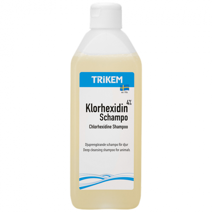 Chlorhexidin Shampoo 600 ml in der Gruppe Pflegeprodukte / Fellpflege / Schampoo & Conditioner bei Equinest (1850060)