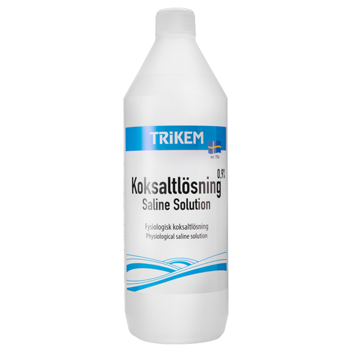 Kochsalzlösung 1000ml in der Gruppe Pflegeprodukte / Wundheilung & Salben / Wundenreinigung bei Equinest (1852100-1000)