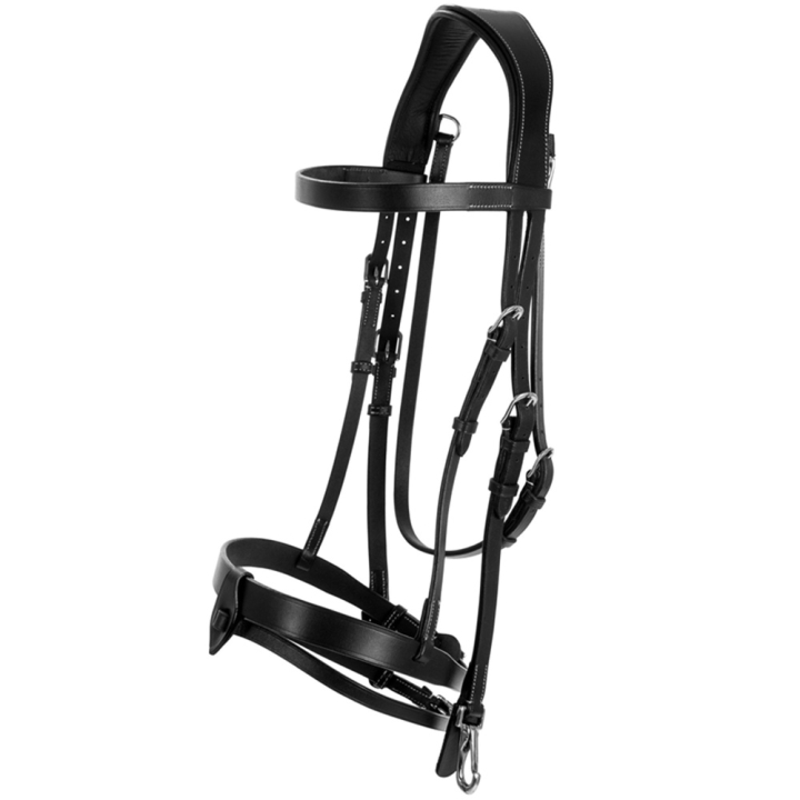 Trense Trainer Basic Schwarz in der Gruppe Pferdezubehör & Pferdebedarf / Zaumzeug & Stirnriemen / Trensen bei Equinest (204112BA_r)