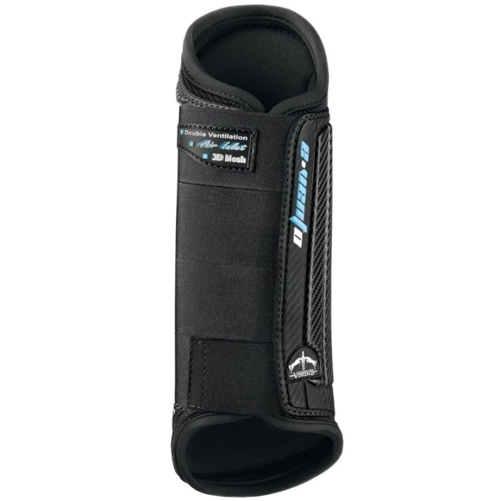 E-Vento Geländeschutz Hinten Schwarz in der Gruppe Pferdezubehör & Pferdebedarf / Beinschutz & Hufschutz  / Cross Country Gamaschen bei Equinest (21020157_S_r)