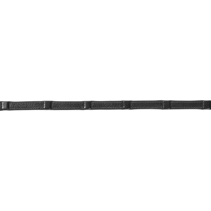 Lederzügel mit Stoppern Schwarz/Silber in der Gruppe Pferdezubehör & Pferdebedarf / Zügel / Lederzügel bei Equinest (217512BASI_r)
