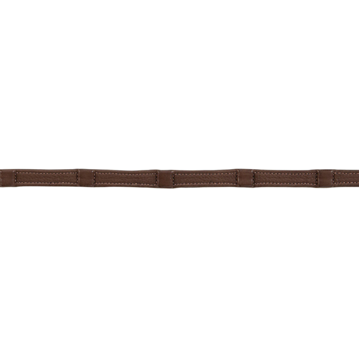Lederzügel mit Stoppern Oak Bark/Silber in der Gruppe Pferdezubehör & Pferdebedarf / Zügel / Lederzügel bei Equinest (217552OBSI_r)