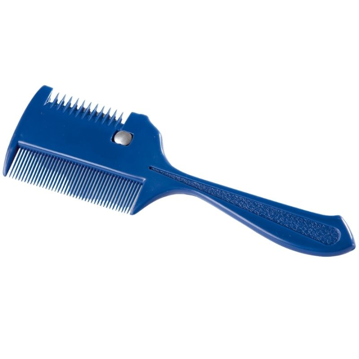 Trimmschere Mane Blau in der Gruppe Pflegeprodukte / Pferdebürsten / Scheren & Verziehmesser bei Equinest (217900BL)