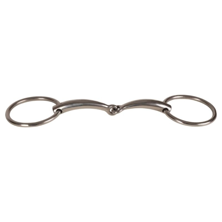 Einfach gebrochenes Trensengebiss mit losen Ringen Stainless Steel 16mm in der Gruppe Pferdezubehör & Pferdebedarf / Gebisse / Wassertrensen bei Equinest (22002421_r)