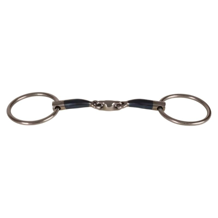 Doppelt gebrochenes Trensengebiss mit losen Ringen Sweet Iron 14mm in der Gruppe Pferdezubehör & Pferdebedarf / Gebisse / Wassertrensen bei Equinest (22003031_r)