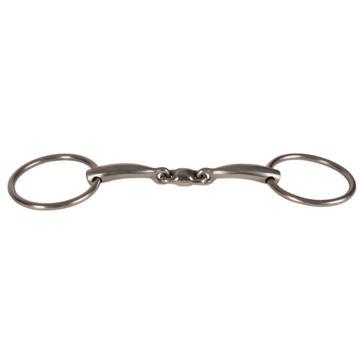 Doppelt gebrochenes Trensengebiss mit losen Ringen Stainless Steel 16mm in der Gruppe Pferdezubehör & Pferdebedarf / Gebisse / Wassertrensen bei Equinest (22004421_r)