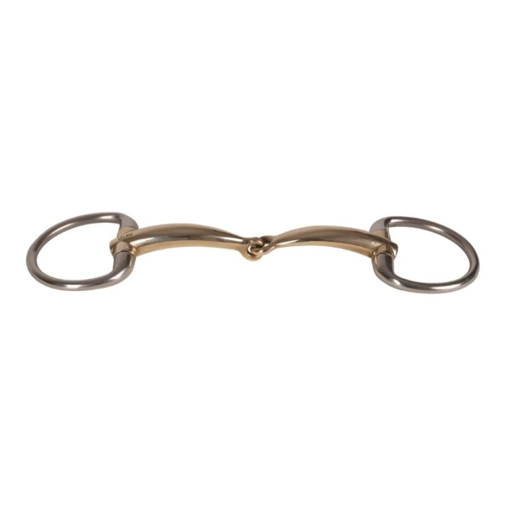 Olivenkopfgebiss Einfach gebrochenes Sweet Copper 16mm in der Gruppe Pferdezubehör & Pferdebedarf / Gebisse / Olivenkopfgebisse bei Equinest (22006411_r)
