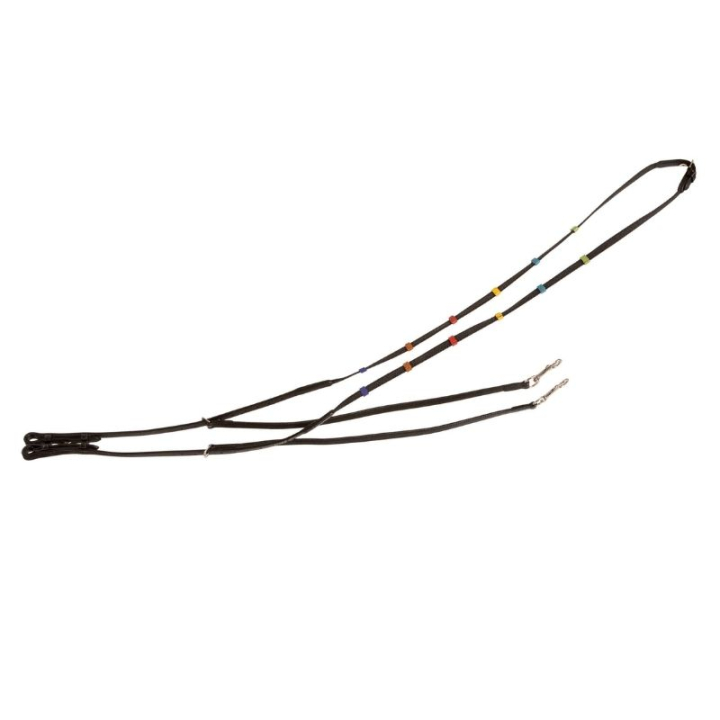 Hilfszügel Molly Supergrip Schwarz in der Gruppe Pferdezubehör & Pferdebedarf / Zügel / Gewebte Hilfszügel bei Equinest (235611BA_r)