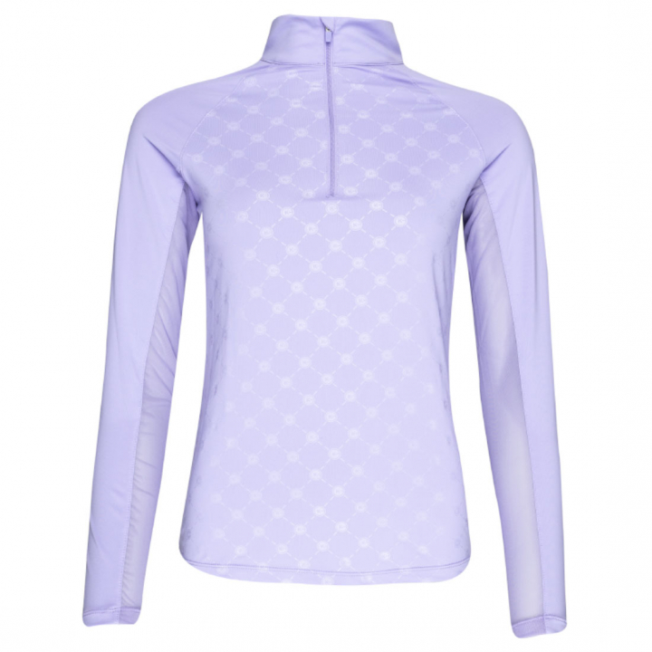 Funktions-T-Shirt KLHavanna 1/2 Zip Helllila in der Gruppe Reitbekleidung / Pullover & Fleecejacken bei Equinest (2410206528PU)