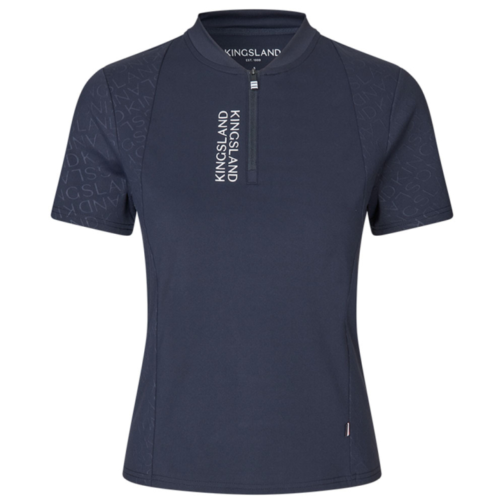 T-Shirt KLNima 1/4 Zip Marineblau in der Gruppe Reitbekleidung / Langarm- & Kurzarm-Shirts / T-Shirts bei Equinest (251020514760NA_r)