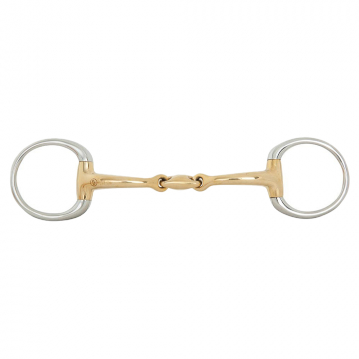 Doppelt-gebrochenes Eiergebiss Soft Contact Bradoon 12mm in der Gruppe Pferdezubehör & Pferdebedarf / Gebisse / Olivenkopfgebisse bei Equinest (256028)