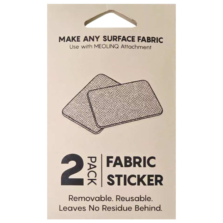 Befestigungspatch für Reithelm Fabric Sticker 2-pack Schwarz in der Gruppe Reitausrüstung / Reflexartikel bei Equinest (3004BA)