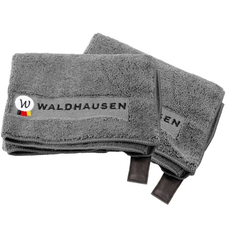 Mikrofaserhandtuch Soft 2-pack Grau in der Gruppe Pflegeprodukte / Pferdeschwämme und Tücher bei Equinest (3015401GR)